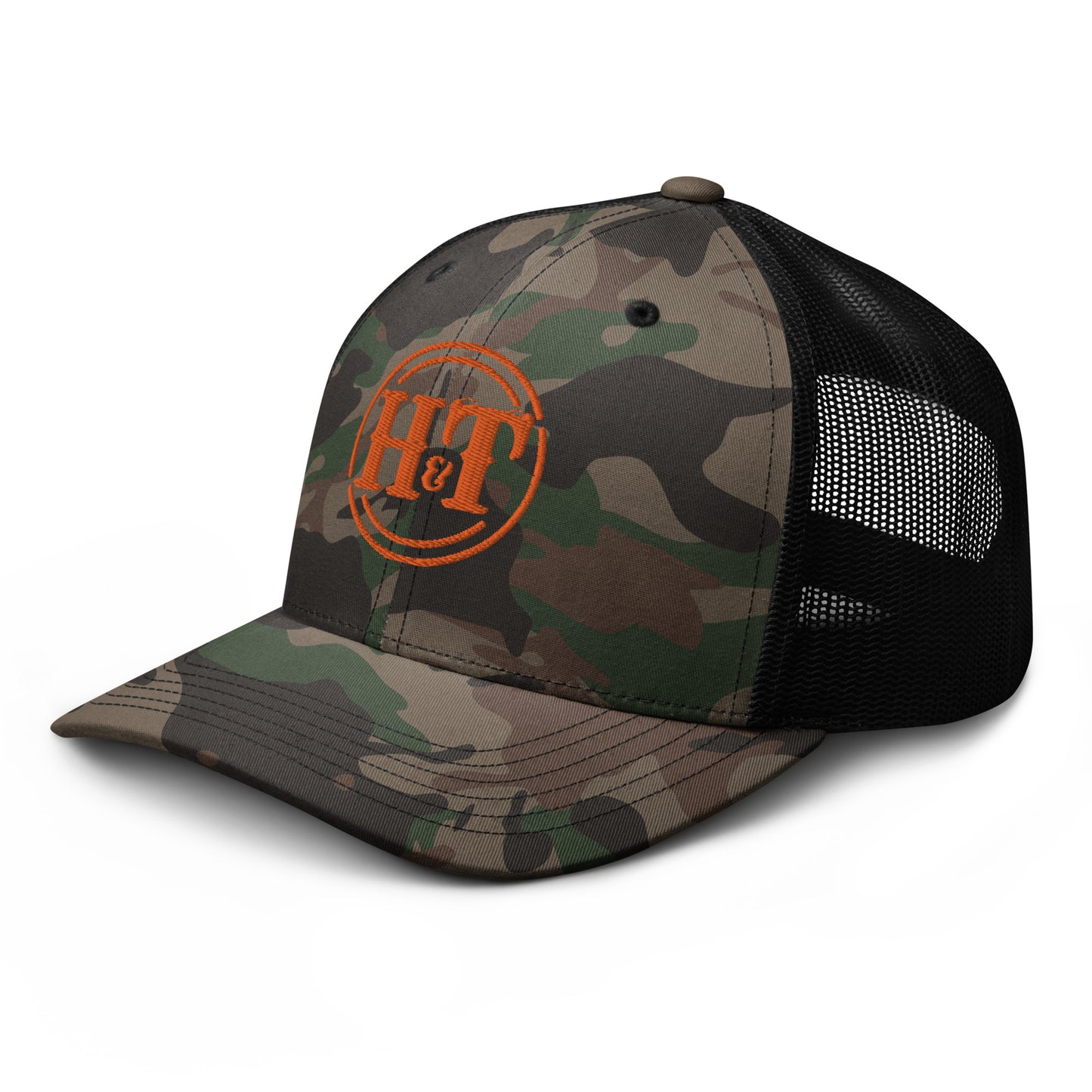 HT Brand Camo Trucker Hat