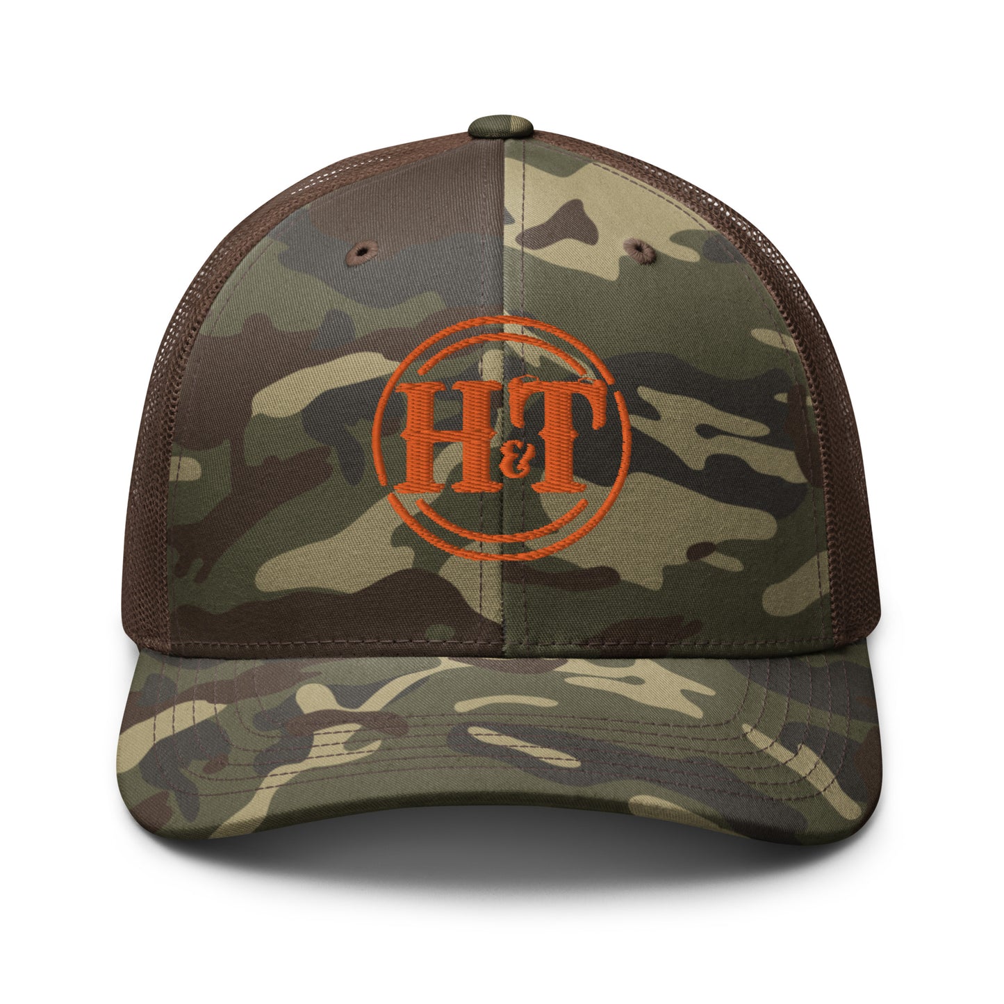 HT Brand Camo Trucker Hat