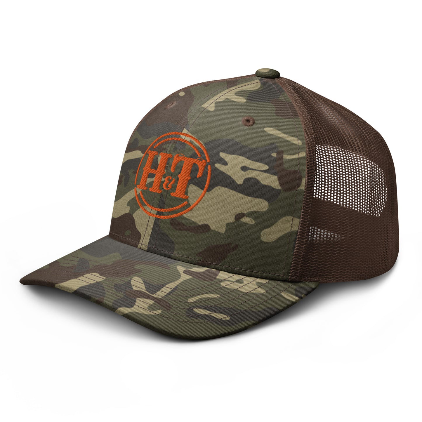 HT Brand Camo Trucker Hat