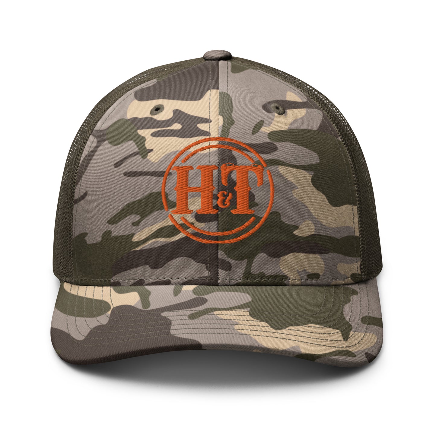 HT Brand Camo Trucker Hat