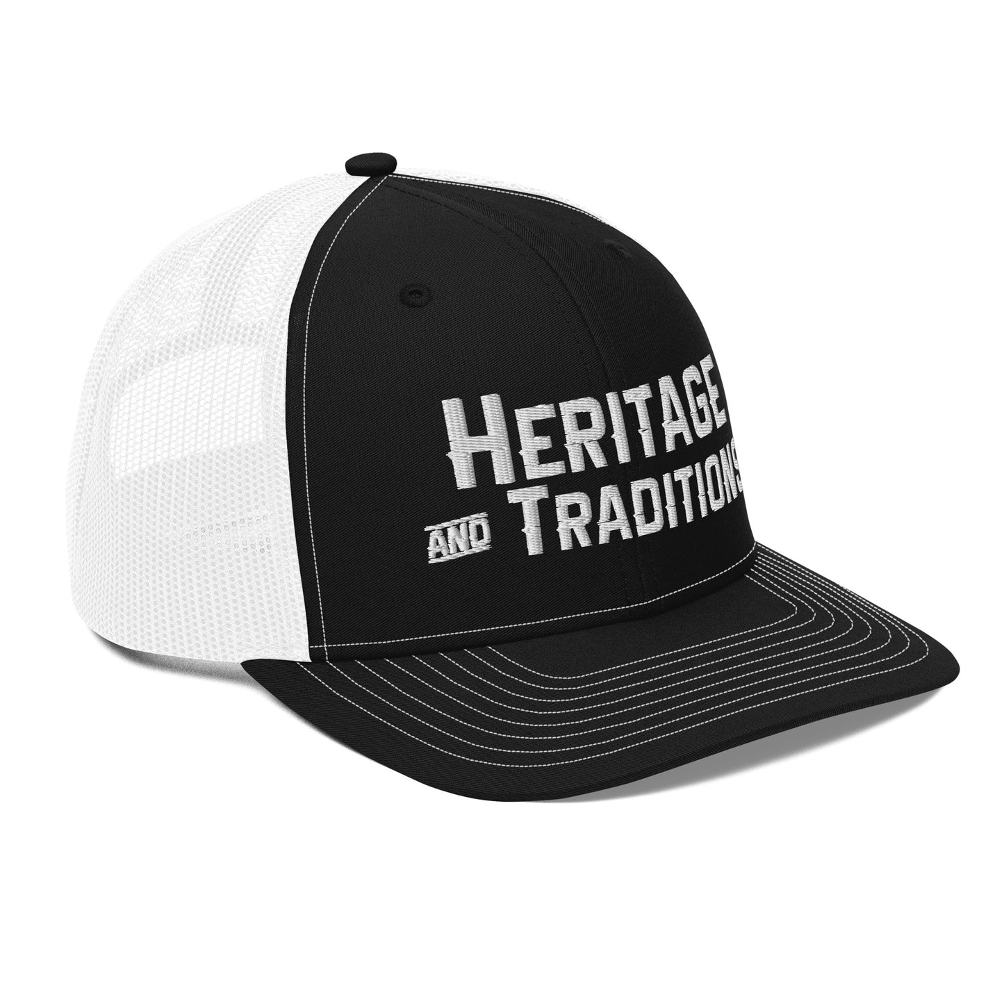 Heritage & Traditions Black Trucker Hat