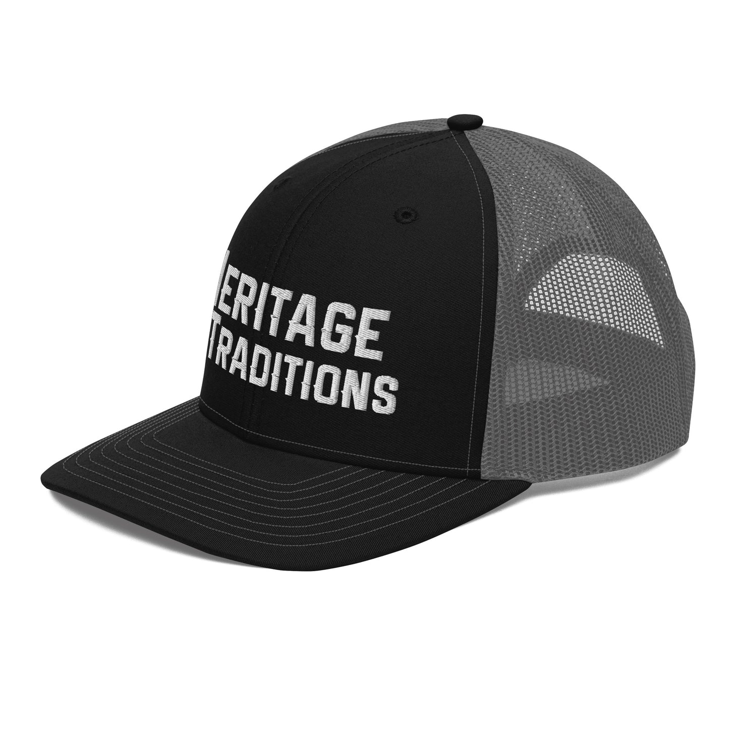 Trucker Hat Heritage & Traditions Text