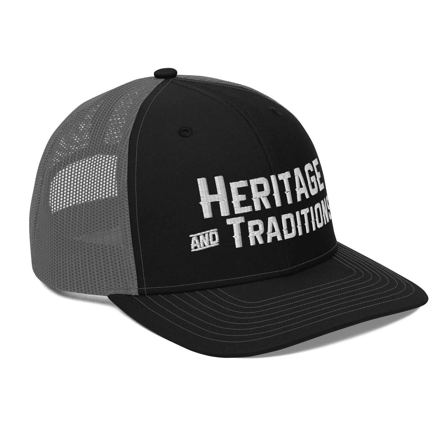 Trucker Hat Heritage & Traditions Text