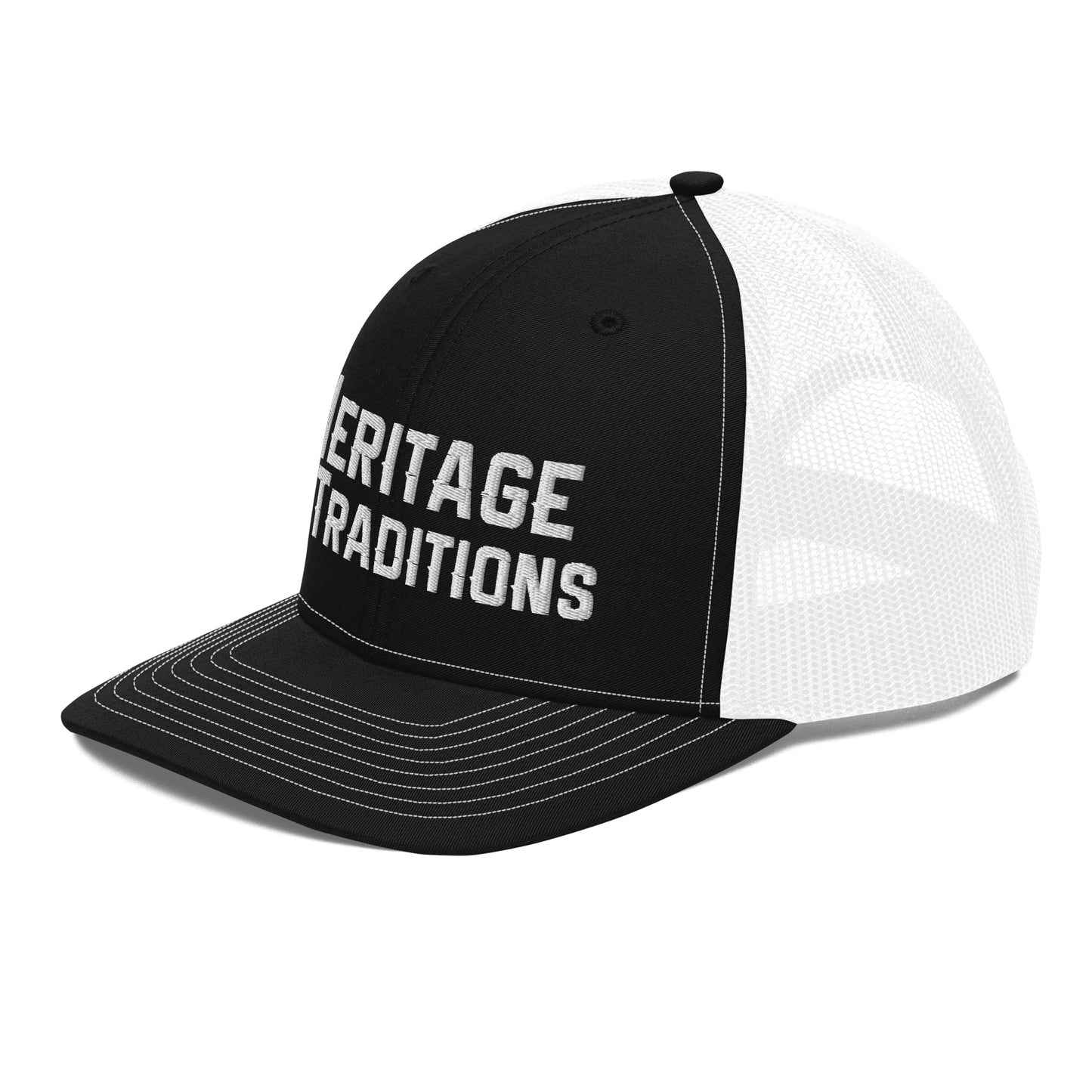 Trucker Hat Heritage & Traditions Text