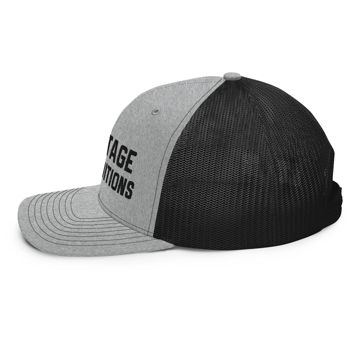 Trucker Hat Heritage & Traditions Text