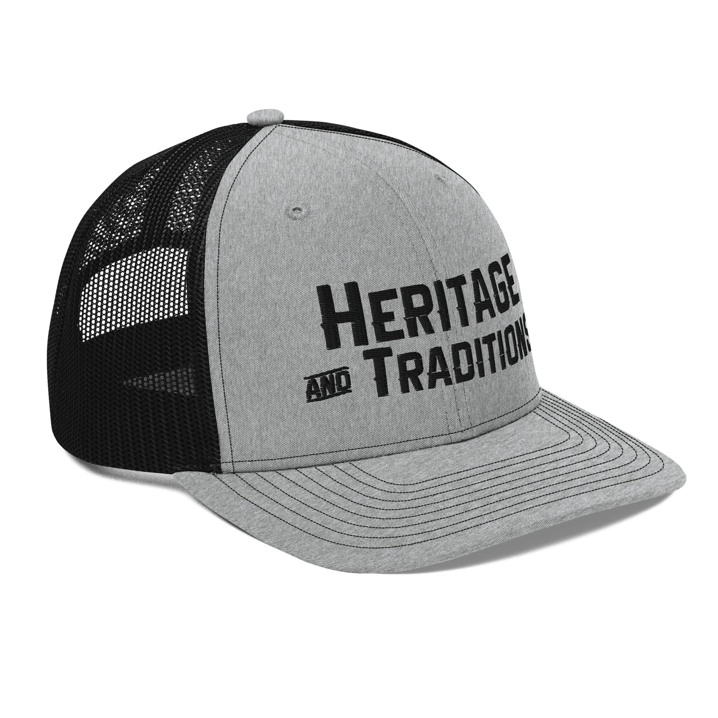 Trucker Hat Heritage & Traditions Text