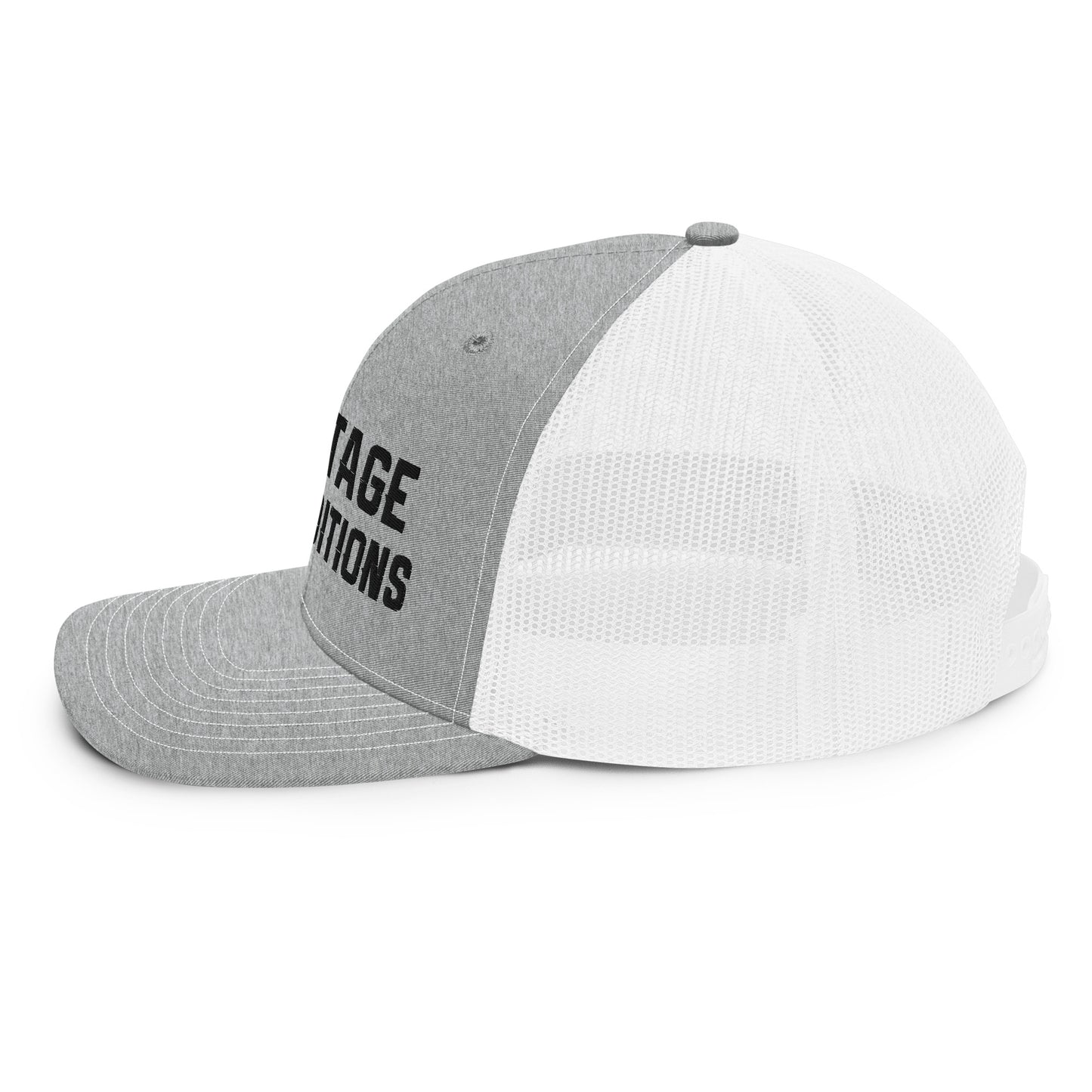 Trucker Hat Heritage & Traditions Text