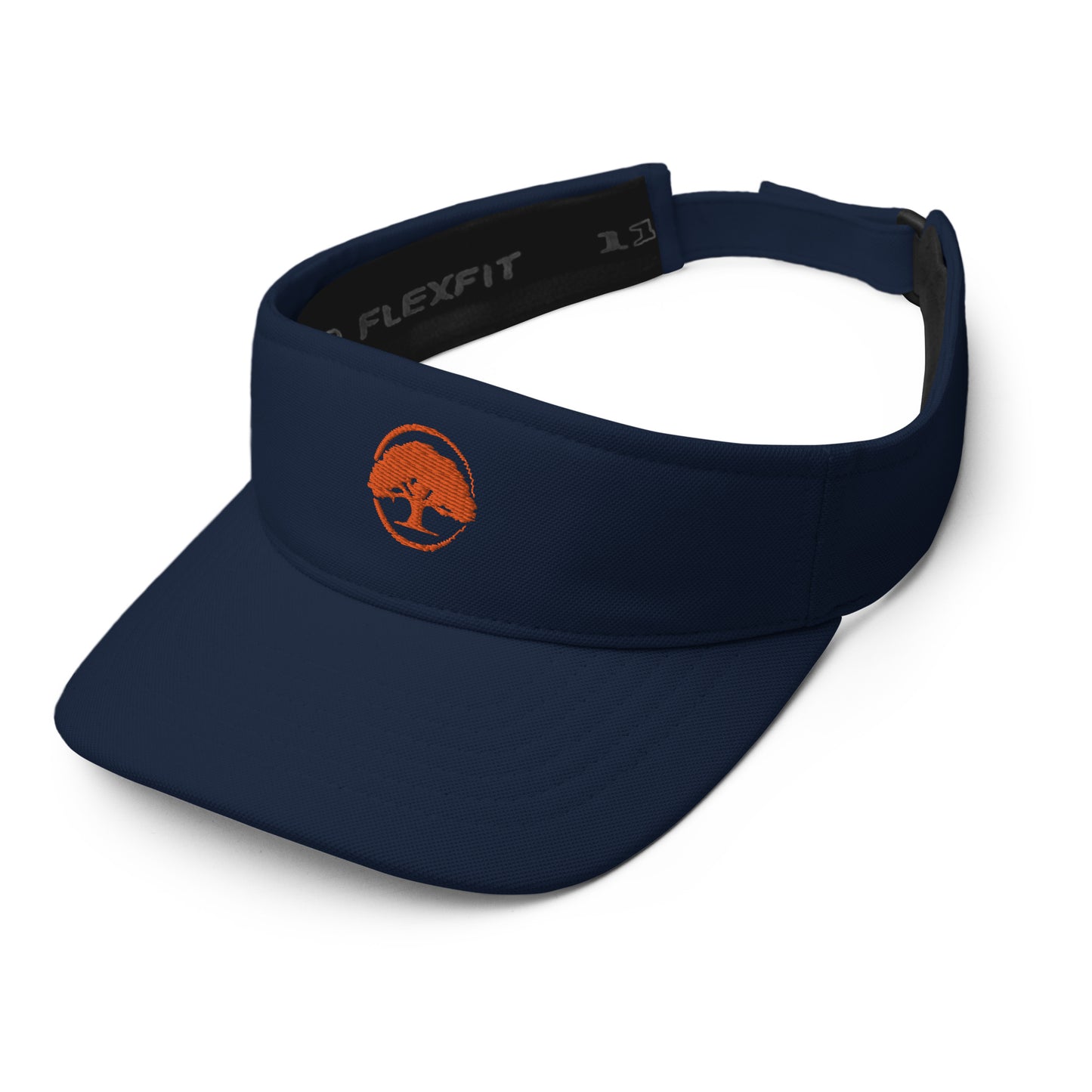 Visor Oak Tree Logo Orange