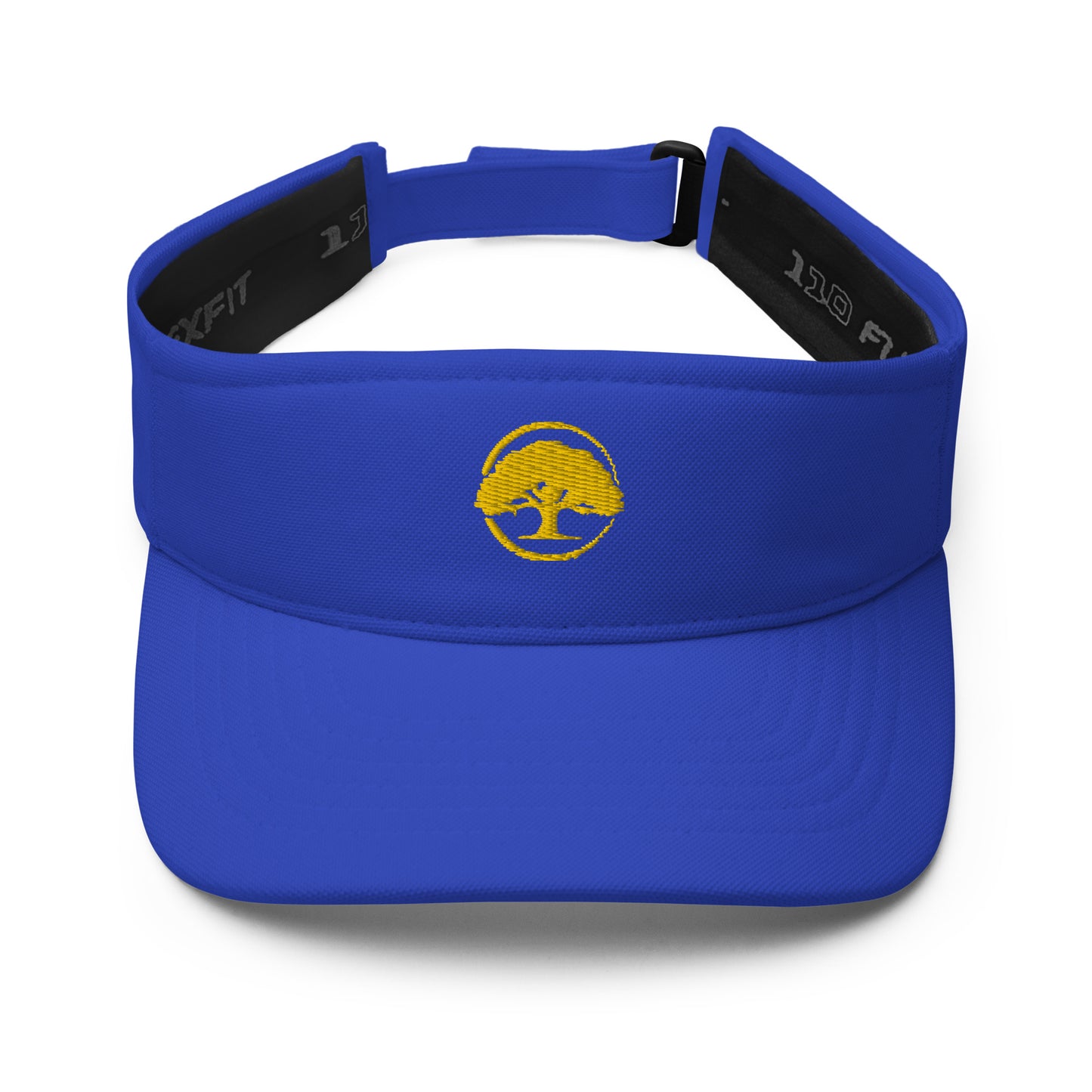 Visor Oak Tree Logo Gold