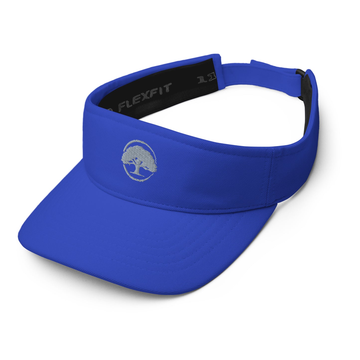 Visor Oak Tree Logo Grey