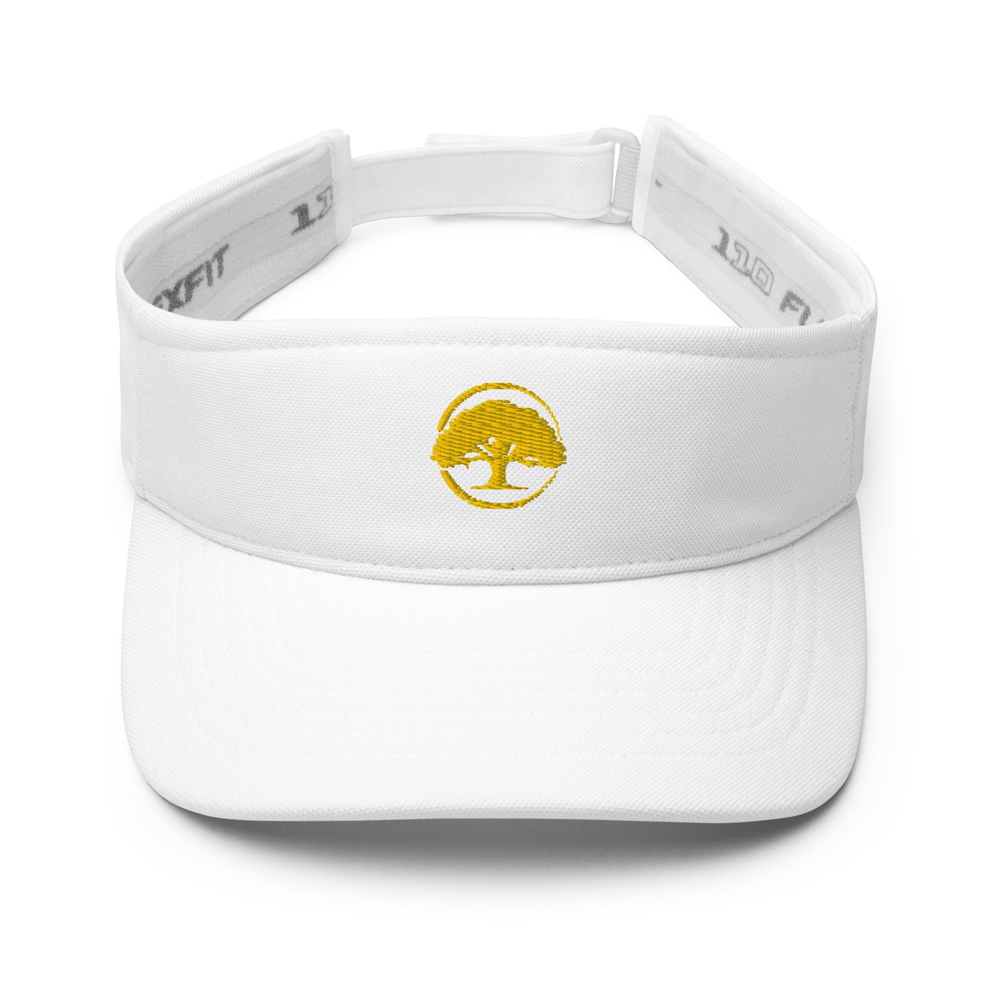 Visor Oak Tree Logo Gold