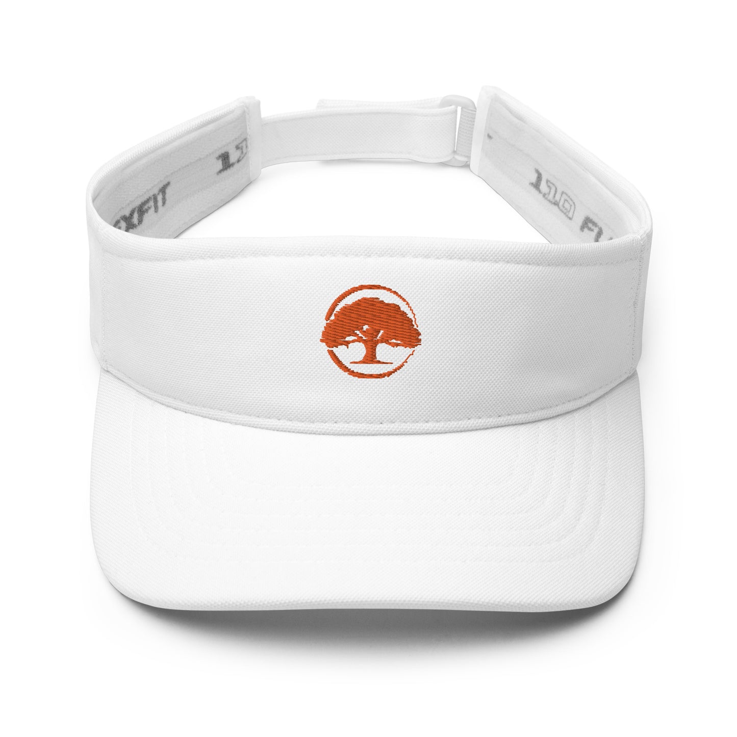 Visor Oak Tree Logo Orange