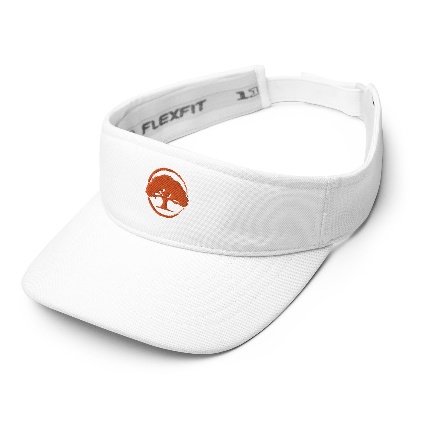 Visor Oak Tree Logo Orange